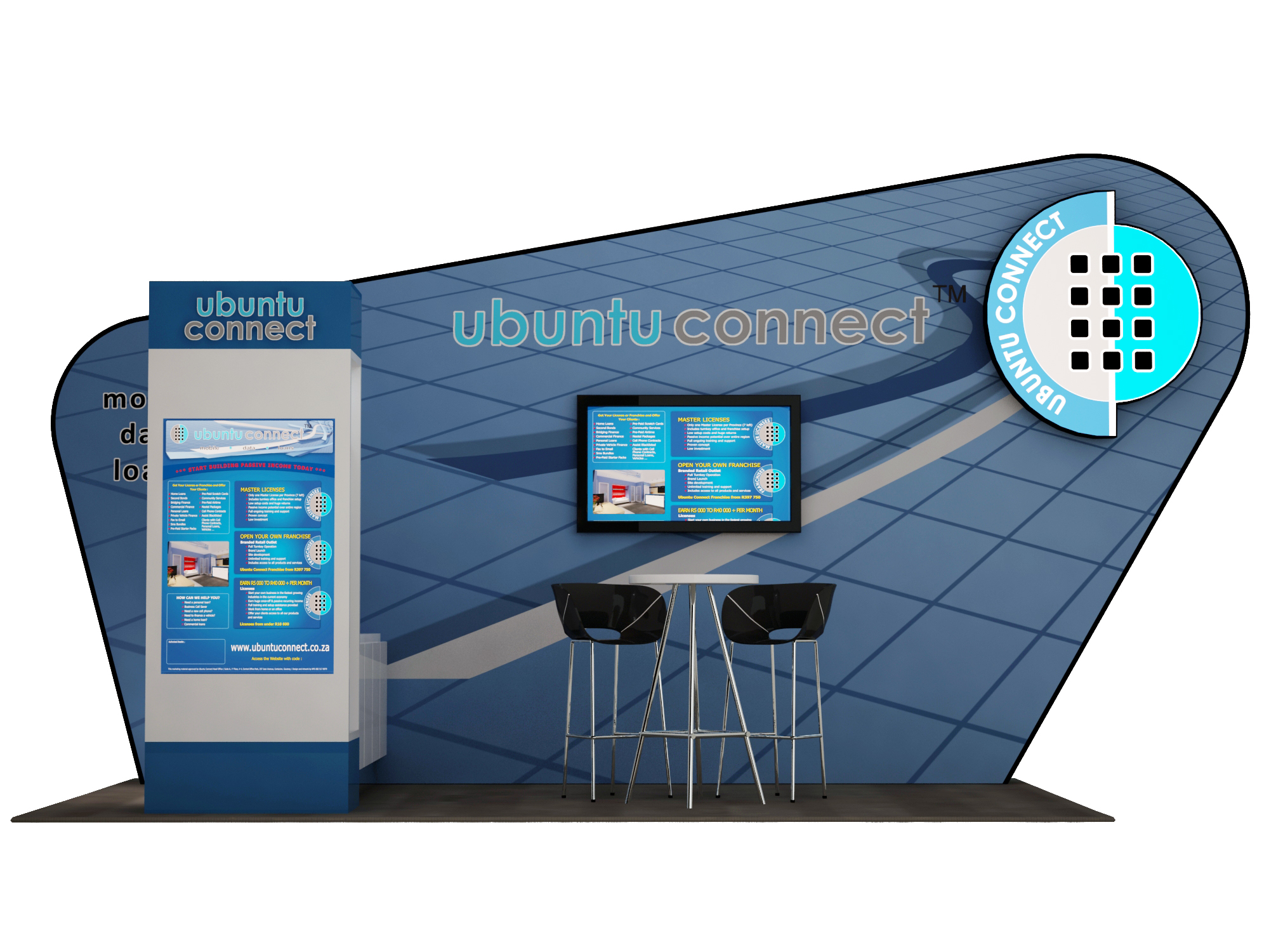 Ubuntu Connect Kiosk Design